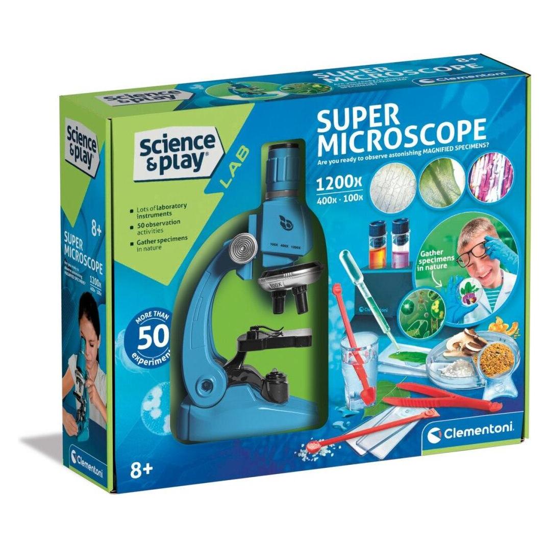Clementoni Mikroskop für Kinder 75100BL (75100)