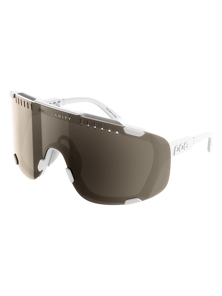 POC Fahrradbrille "Devour" in Weiß/ Schwarz - onesize