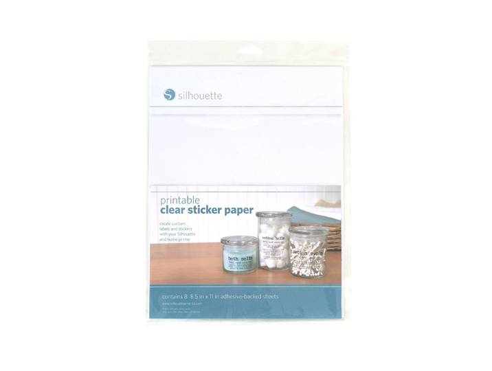 Kreativset Silhouette Set bedruckbar , transparent (bunt), Kreativsets, Kreativset