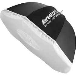 Westcott Diffusion Panel voor 24" Deep Umbrella (Diffusorkugel, 61 cm), Softbox + Reflektor