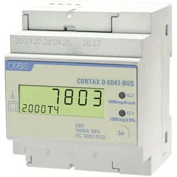 Orbis, Energiemessgerät, Zeitschalttechnik kW-Zähler OB709300 Wechselstromzähler digital 60 A MID-