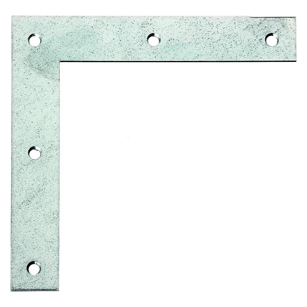 Alberts Eckwinkel quadratisch 120 x 120 x 20 mm, sendzimirverzinkt, 1 Stck (Eckwinkel, 1 Stk.) (332853)