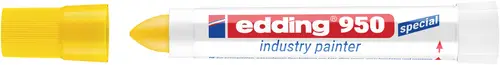Edding 950 industry painter 4-950005 Industriemarker Gelb wasserfest: Ja