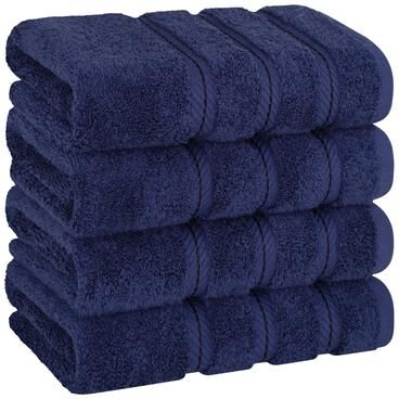 American Soft Linen 4-Piece Turkish Hand Towel Set