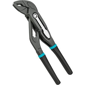 Hazet Wasserpumpenzange 760-12, mit Druckknopf-Einstellung, Griffe isoliert, 125 x 27 mm