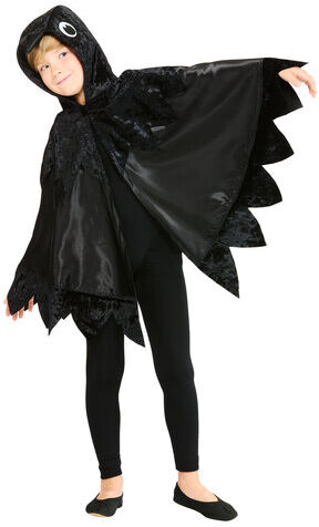 buttinette Kinder-Poncho "Rabe"