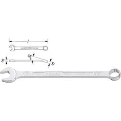 Hazet 600NA-11/16 600NA-11/16 Ring-Maulschlüssel Schlüsselweite (Zoll) 11/16