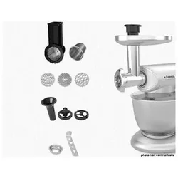 Hkoenig AC8 accessories for the multifunctional food processor KM80S, Zubehör Küchengeräte, Silber