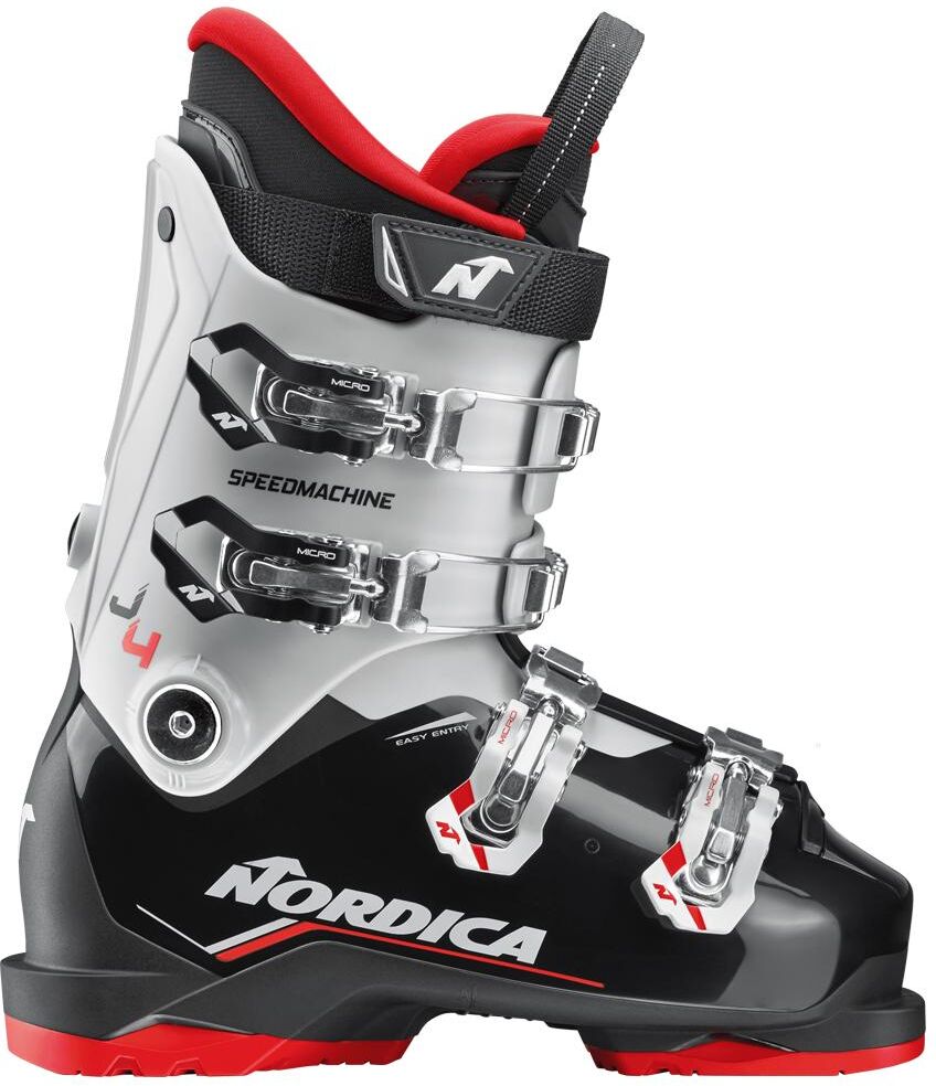 Nordica  - Speedmachine J 4 Black Grey Red - 26 - Chaussures de Ski
