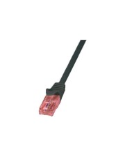LogiLink PrimeLine Patch-Kabel RJ-45 M 3 m SFTP PiMF CAT 6 halogenfrei Schwarz (CQ2063S)