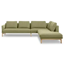 Segmüller Werkstätten Ecksofa Silenzio04 Stoff Grün