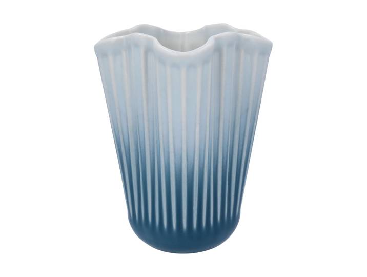 Kähler Vase Unfold Hammershøi Bleu, 16,5 cm