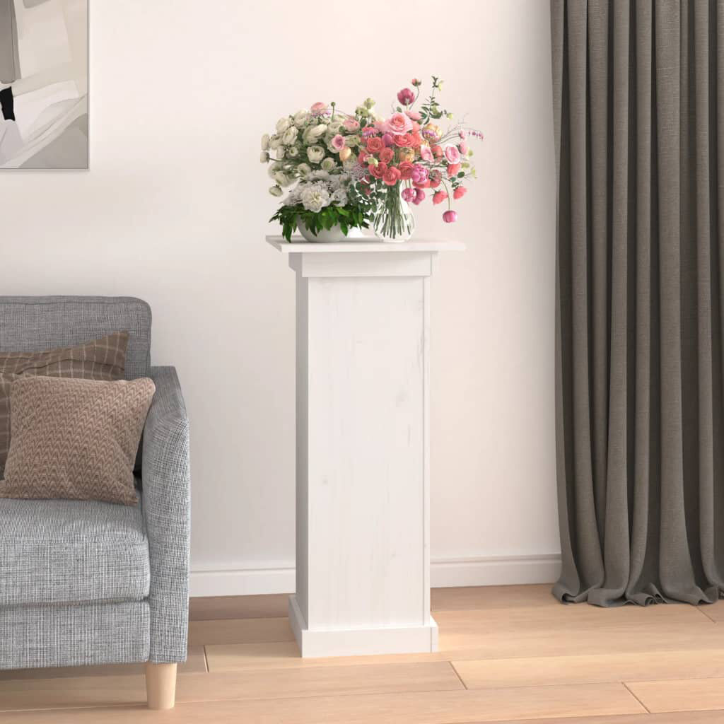 Marlow Home Co. Adoniyah Plant Stand White 90cm H x 40cm L x 40cm D.