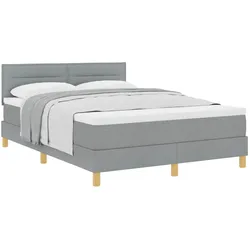 vidaXL, Boxspringbett, Qutenetta (Linien-Design) (140 x 190 cm)