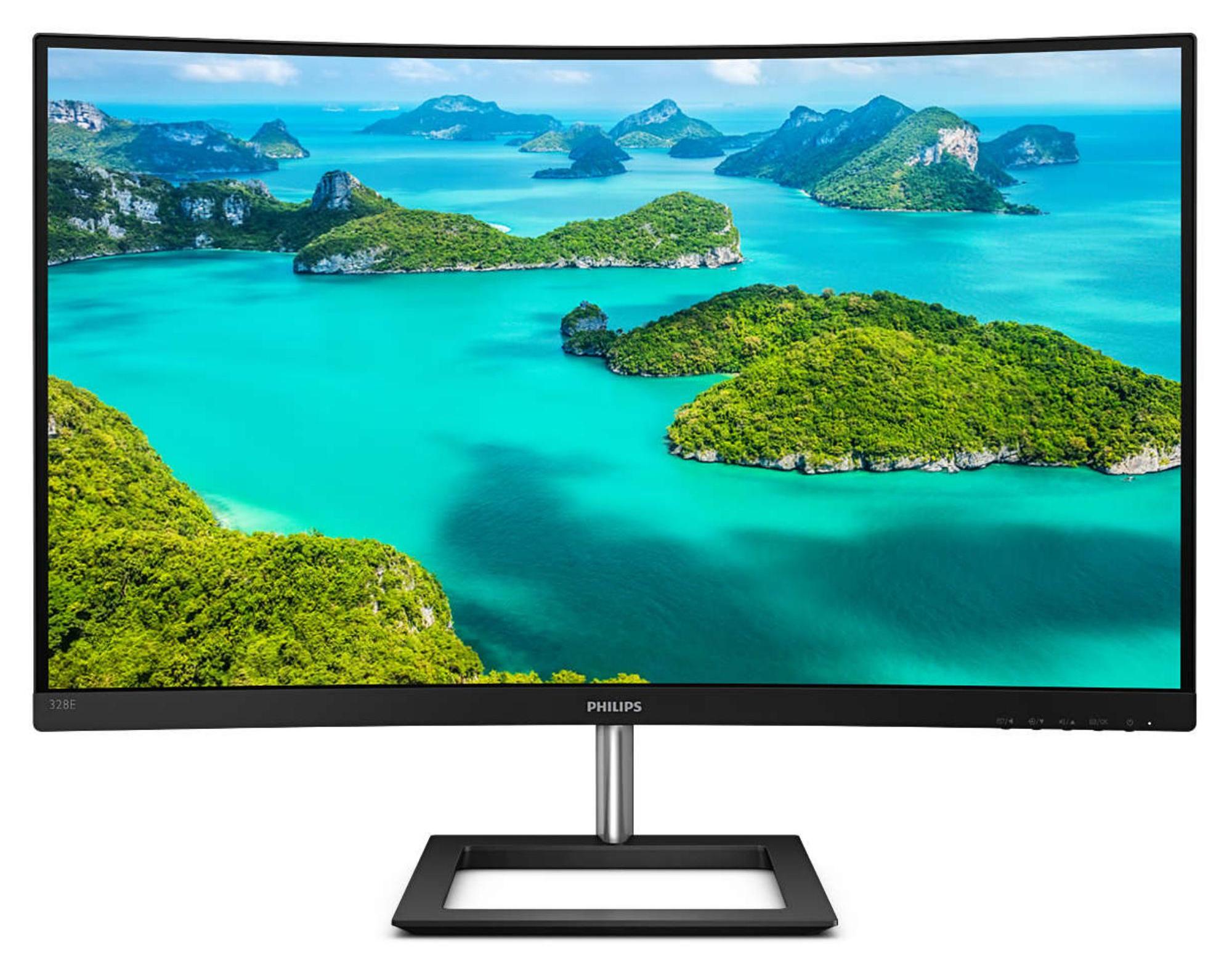 Philips E Line 328E1CA/00, 80 cm (31.5"), 3840 x 2160 Pixel, 4K Ultra HD, LCD, 4 ms, Schwarz