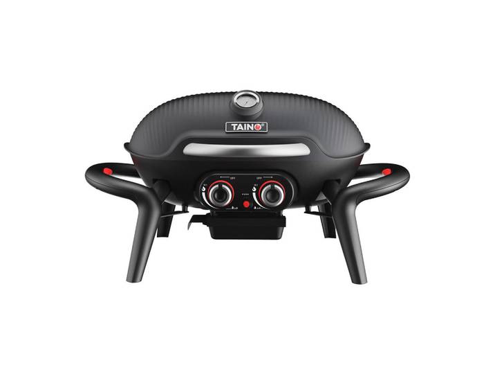Taino Tischgrill Kenai schwarz, Schwarz, Kunststoff, Oval, 73x38x50 cm, Grills, Gasgriller