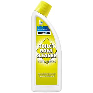 Thetford WC-Reiniger Toilettenschüsselreiniger, flüssig, mit Abperleffekt und Citrusduft, Flasche 750 ml