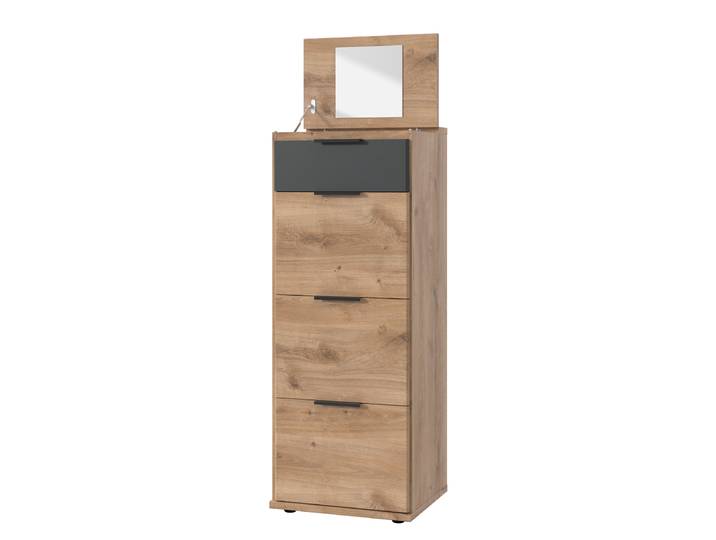 Buffet haut 46 x 121 x 40cm Marron/Gris
