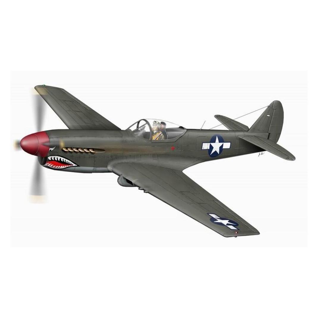 Planet Models XP 40Q-2 Warhawk, letzte Ausführung (129-PLT104)