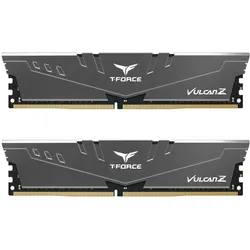 Team Group T-FORCE VULCAN Z TLZGD416G3600HC18JDC01 Speichermodul GB DDR4 (2 x 8GB, 3600 MHz, DDR4-RAM, DIMM), RAM, Grau