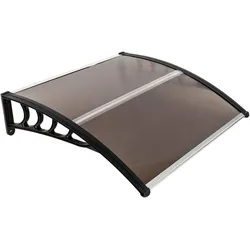 HC Home & Living Design-Vordach, ca. 120 x 80 x 23,5 cm - Anthrazit