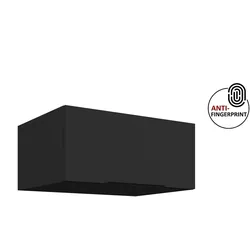 Küchen Aufsatzschrank 80 Küche ARIA Schwarz matt Küchenzeile Anti Fingerprint
