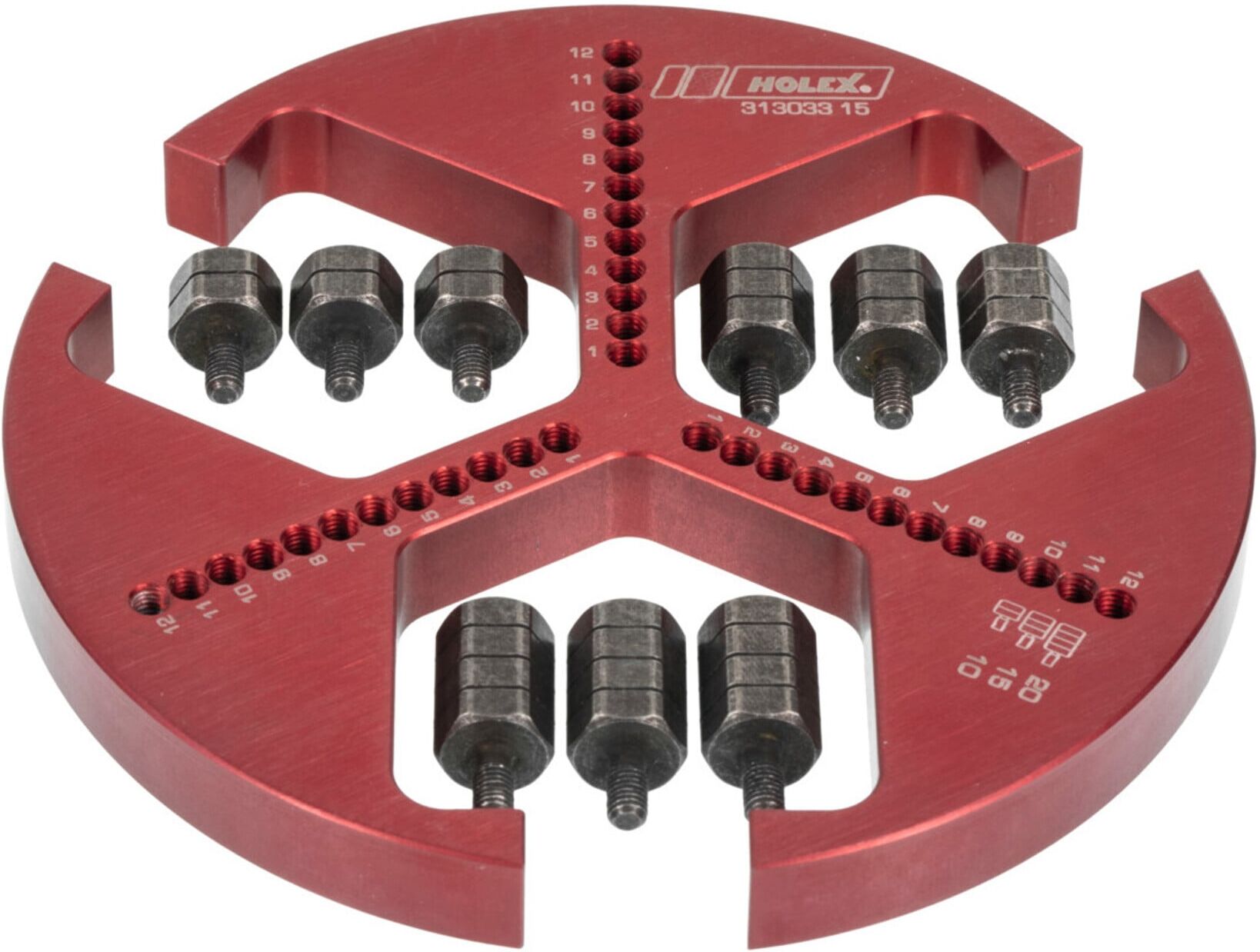 Holex Werkstückanschlag, Höhe h: 15 mm (313033 15)