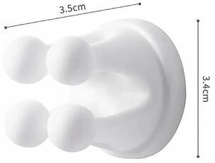 Inspire Essentials Silicone Self Adhesive Toothbrush Holder Hooks 17