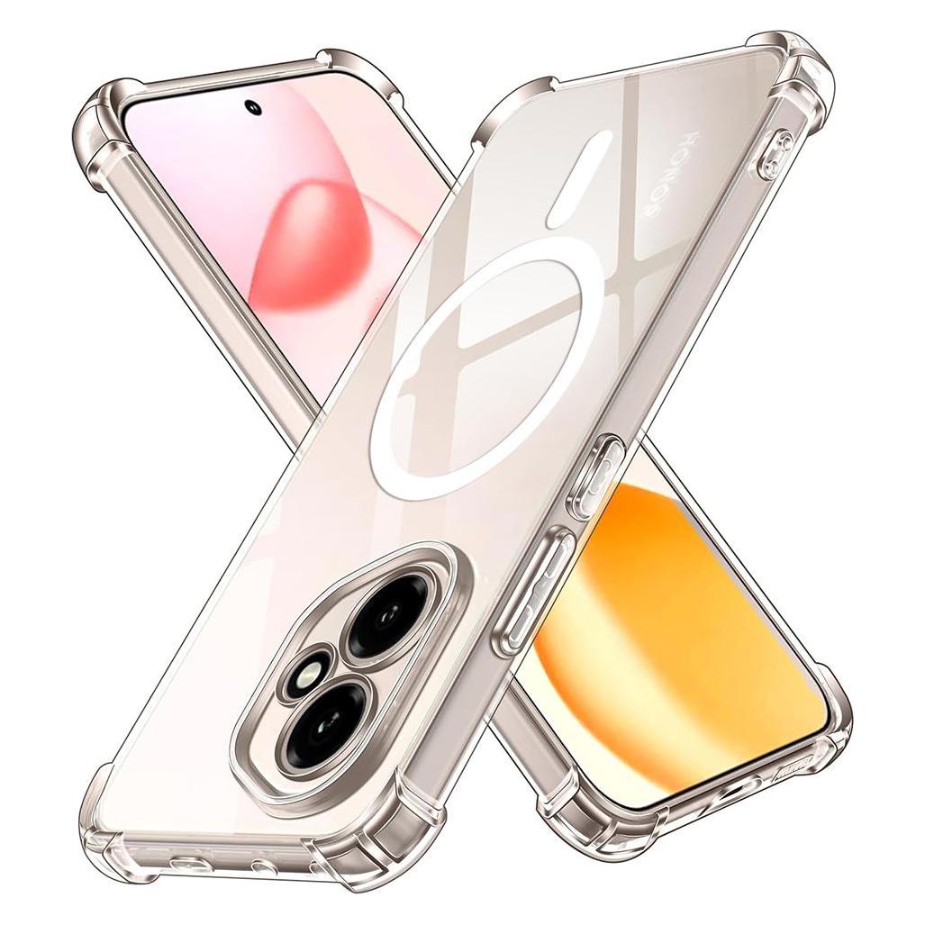 Techsuit - Shockproof Clear Silicone MagSafe - Honor 400 - Clear (Honor 400) (59005091)