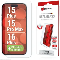 DISPLEX Real Glass iPhone 15 Plus/15 Pro Max/16 Plus