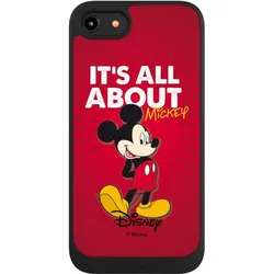 Nivocase Handyhülle für Apple iPhone 8 Hülle NIVOpure Case Schwarz Disney Maus Offizielles Lizenzprodukt (Apple iPhone 8), Smartphone Hülle, Schwarz