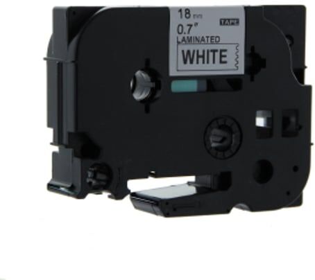 Q-Nomic TZe-243 cinta 18mm texto azul sobre blanco (8M)