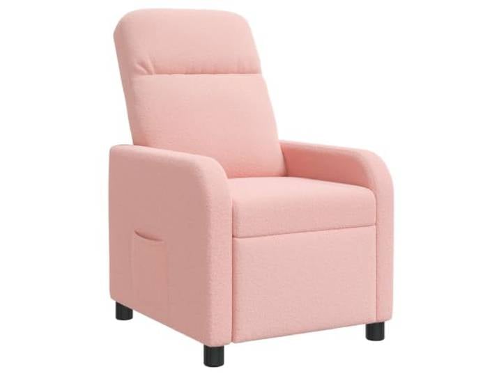 Relaxsessel Mit Bouclé-Stoff, Neigung 115° Bis 160°, Modernes Design Bouclé-Stoff, verstellbare Neigung, Schaum-Faser-Polsterung, flache Armlehne, pflegeleicht