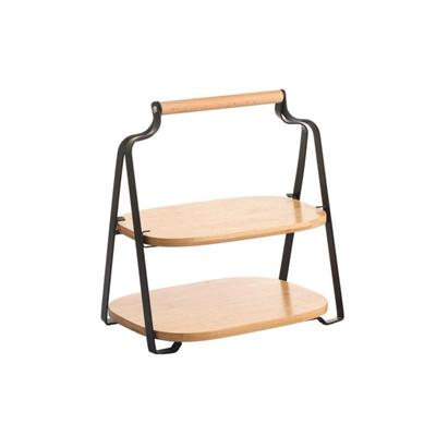 WellHome - Industriell gestaltetes Tischregal mit 2 Ebenen