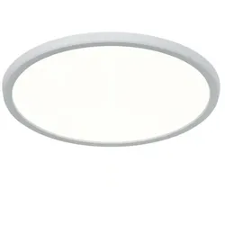 Ultraflache runde Badezimmer Deckenleuchte 29cm dimmbar mit umsaltbarer Farbtemperatur weiß IP54