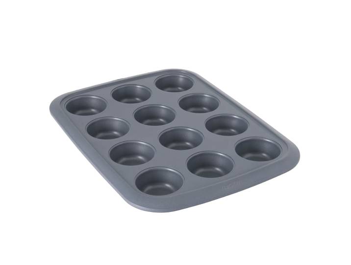 Moule à cupcakes en acier 12 pcs