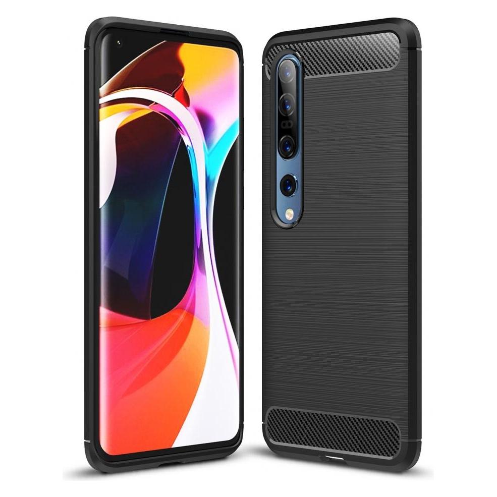 Screenguard Xiaomi Mi 10 Hülle Carbon Brushed Soft TPU (Xiaomi Mi 10) (00026220)
