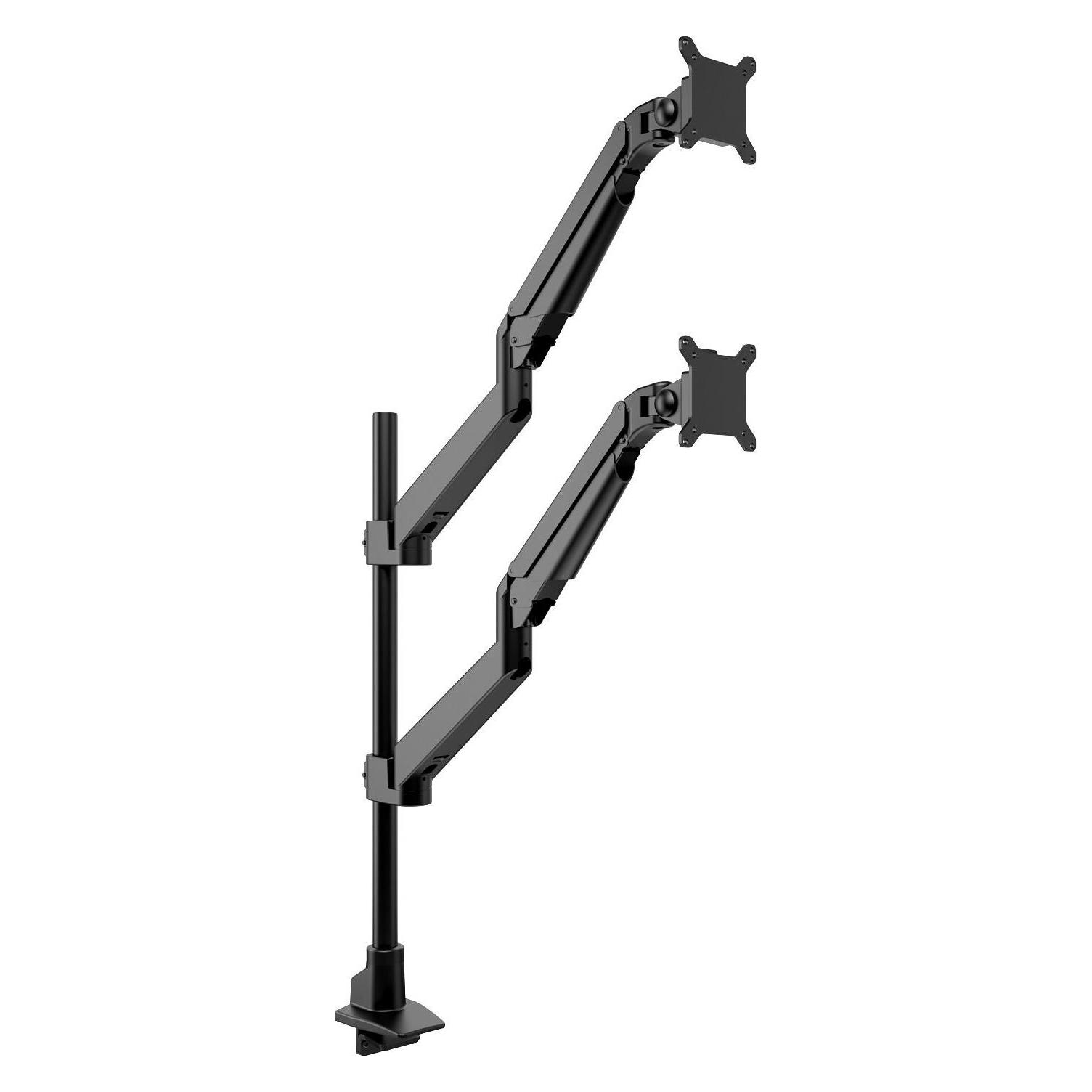 Multibrackets Monitorhalter dual 34", Metall, schwarz (Tisch, 34", 10 kg) (4288)