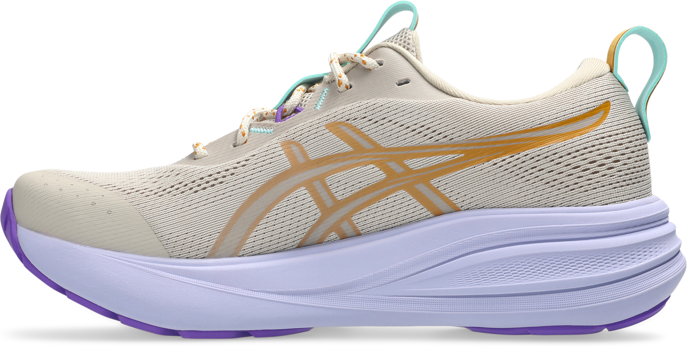 Laufschuh ASICS "GEL-PULSE 17 TR", Damen, Gr. 42, beige (simply taupe, fresh air), Synthetik, Schuhe Laufschuh, für Straßen-Läufe und einfache Trail-Strecken