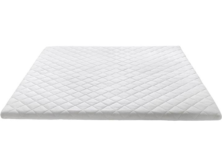 Topper MEISE.MÖBEL, weiß, B:200cm H:6cm L:200cm, Kaltschaum, Topper