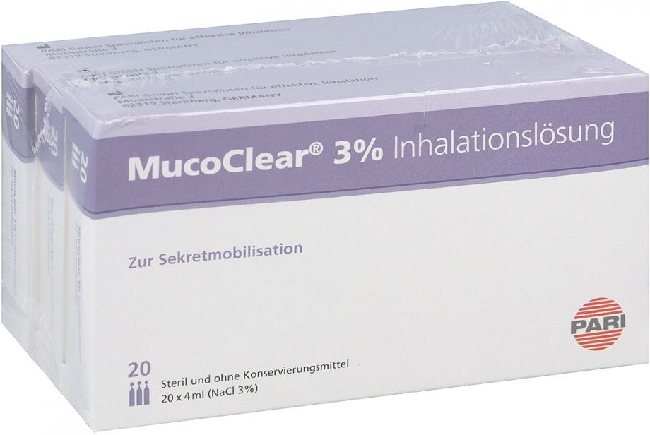 Mucoclear 3% Nacl Inhalationslösung 60X4ml