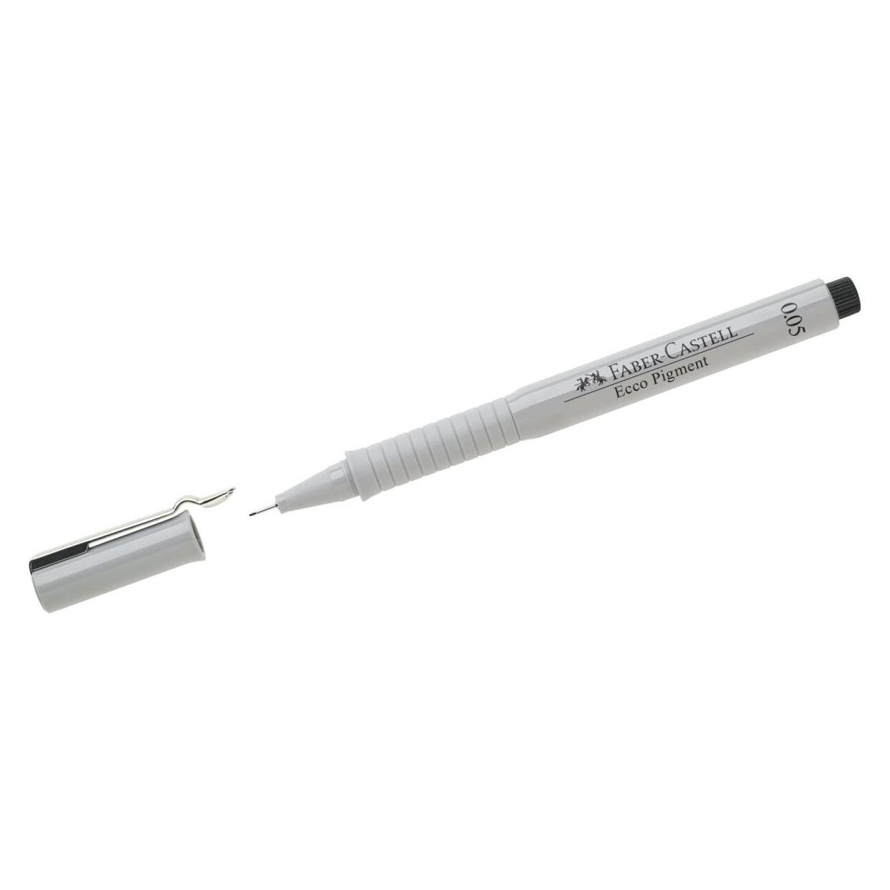 Faber-Castell Filzstift Ecco Pigment schwarz 0,05mm (1x) (166099)