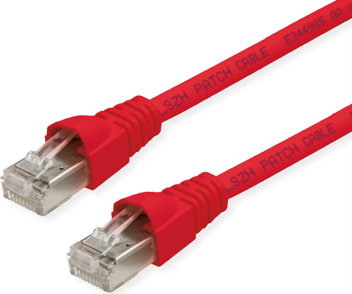 Telegärtner Patchkabel Cat.6A Ethernet/LAN, rood, 3,0 meter