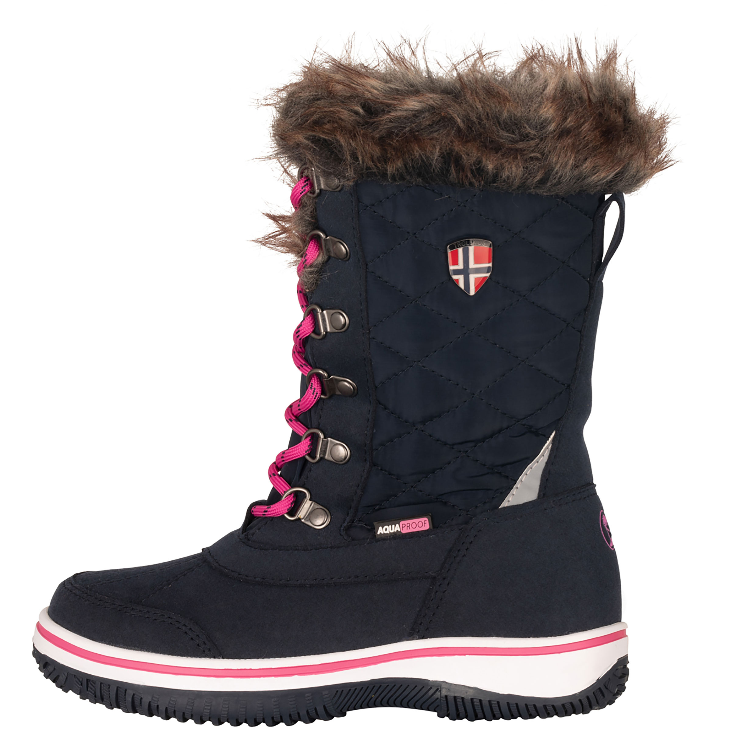 Trollkids Holmenkollen Snow XT Kinder Winterschuhe & Winterstiefel schwarz Größe 34 Lifestyle Widerstandsfähig