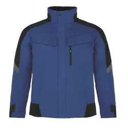 Arbeitsjacke "LARS" - M - royalblau/schwarz