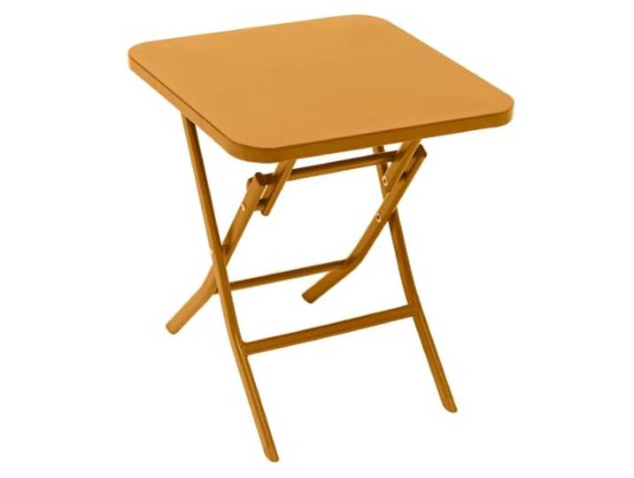 Hespéride HES-171050O Beistelltisch, klappbar, 40 x 40 cm, Grünboro Ocker Hesperide, Glas, L