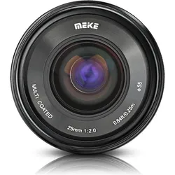 Meike MK 25mm F2.0 Micro 4/3 mount (Micro Four Thirds), Objektiv, Schwarz