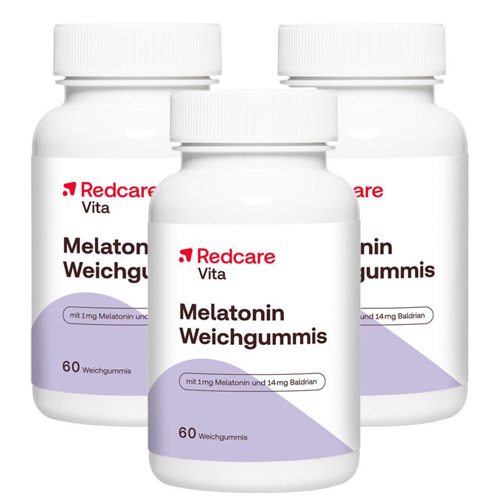 RedCare Melatonin Weichgummis 3er-Pack 3x60 St Sonstige