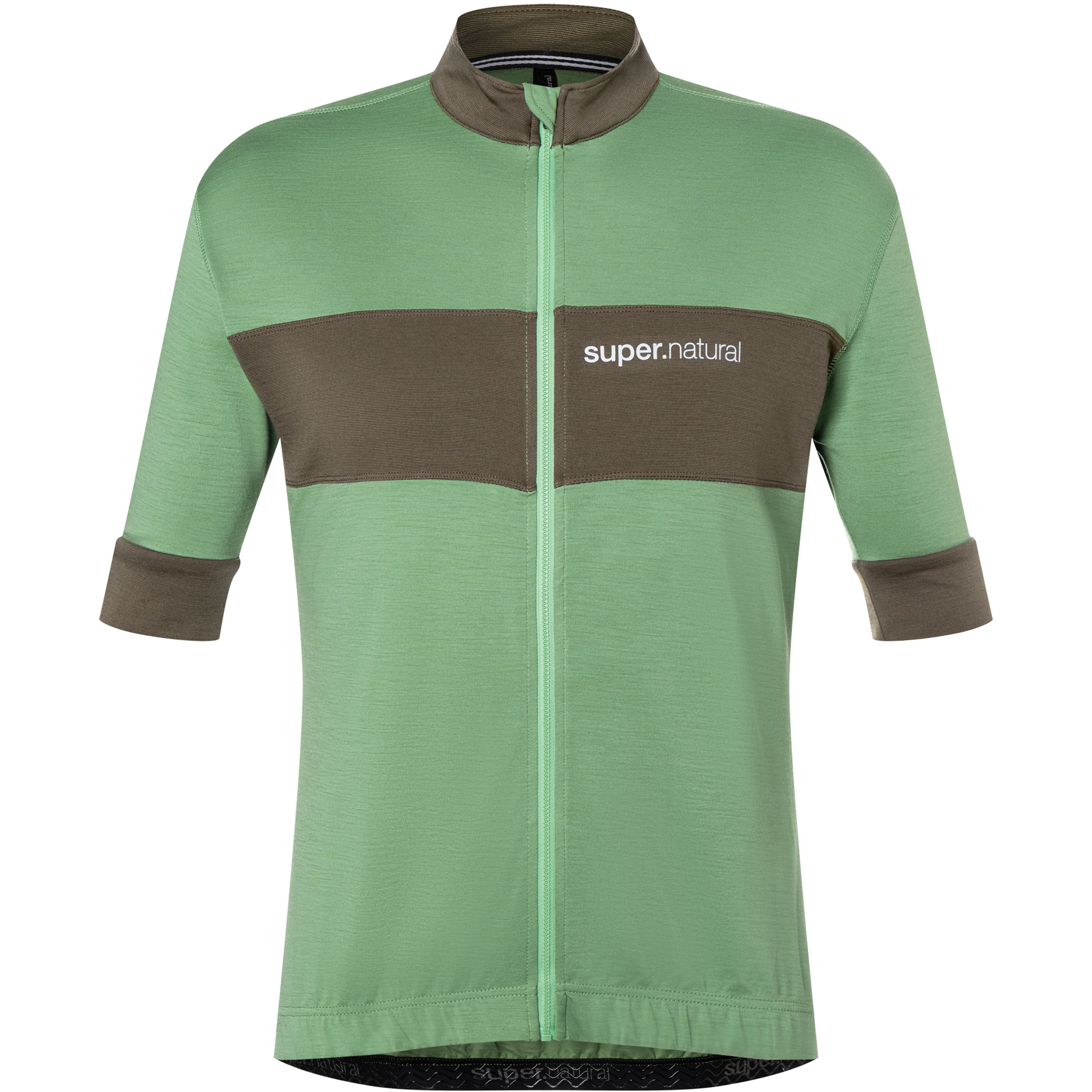 Super.Natural Gravier Camisa Radtrikot Herren Radtrikots gruen Größe M Rennrad | Gravel Hautfreundlich Merinowolle