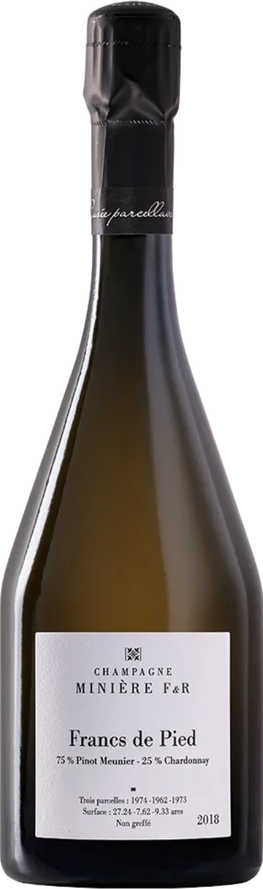 Miniere F&R Champagne Brut Nature 'Franc de Pieds' ; 2018